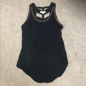 Round Hem Tank with Strappy Back